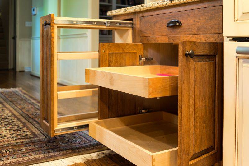 Custom Cabinetry Rollout Drawers